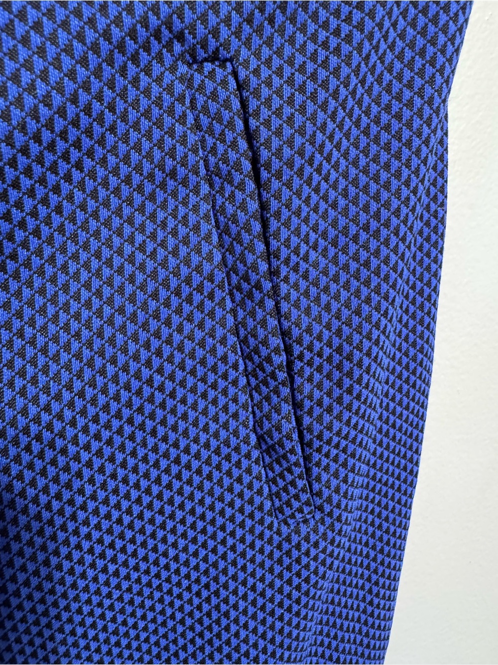 Apt 9 Essentials Women's Royal Blue Textured Ankle Pants - Picture 2 of 11